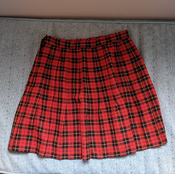 Vintage Plaid Skirt - Picture 2 of 7
